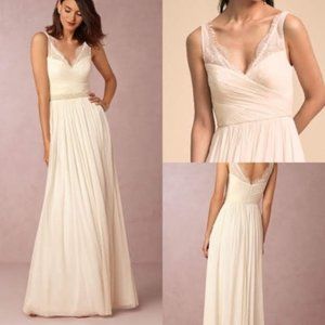BHLDN Hitherto “Fleur” Wedding Dress in Ivory